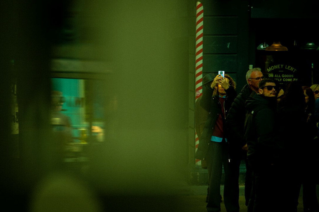 detective investigating scene