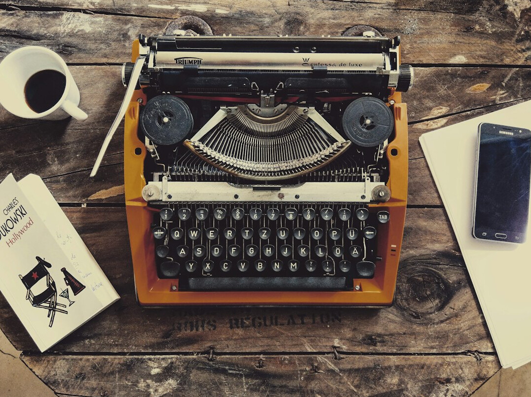 author editing manuscript